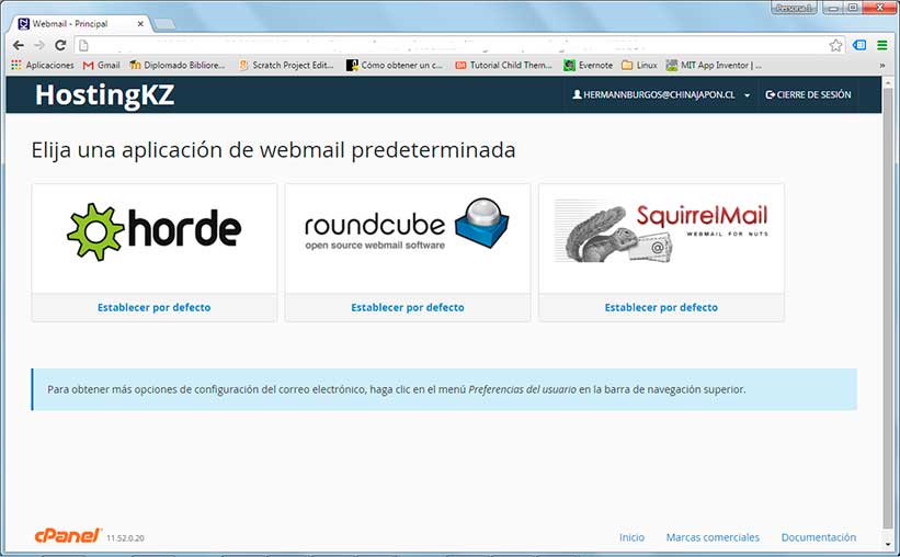 Acceso Webmail